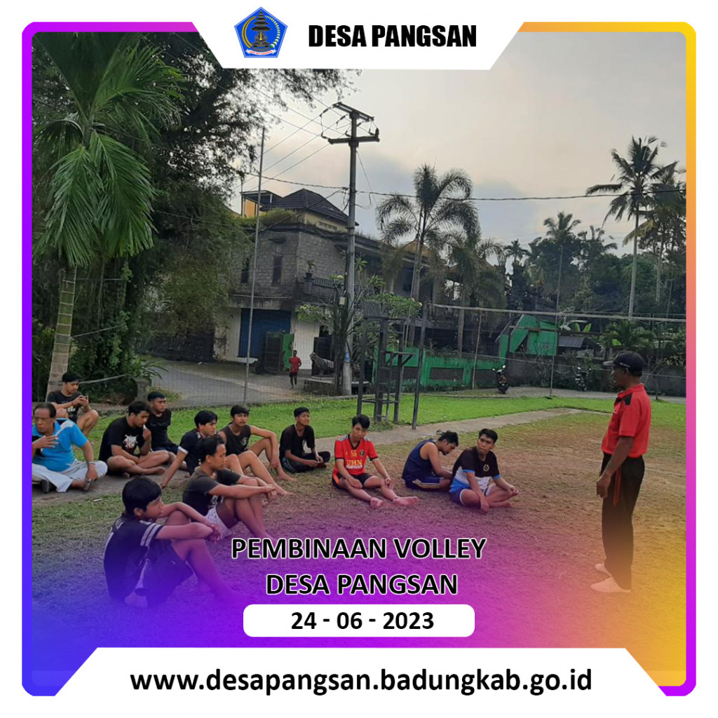 Pembinaan Volley di Desa Pangsan